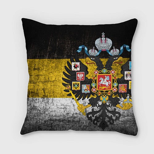 Подушка квадратная Имперский флаг / 3D-принт – фото 1