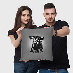 Подушка квадратная Fall out boy, цвет: 3D-принт — фото 2