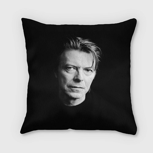 Подушка квадратная David Bowie: Black Face / 3D-принт – фото 1