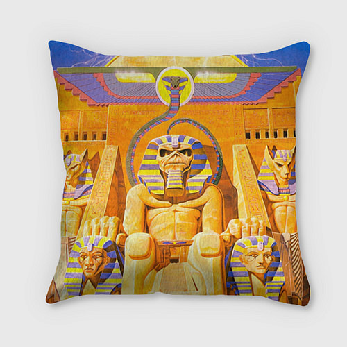 Подушка квадратная Iron Maiden: Pharaon / 3D-принт – фото 1