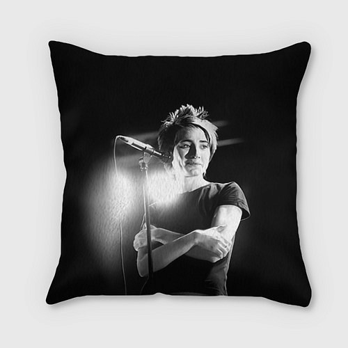 Подушка квадратная Земфира на сцене / 3D-принт – фото 1