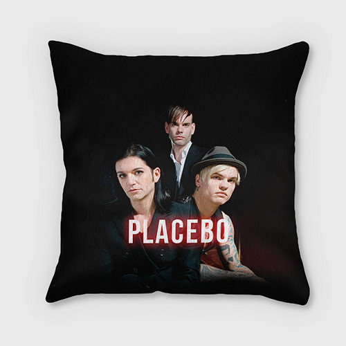 Подушка квадратная Placebo Guys / 3D-принт – фото 1