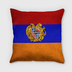 Подушка квадратная Армения, цвет: 3D-принт