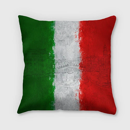 Подушка квадратная Italian / 3D-принт – фото 1