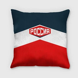 Подушка квадратная Россия СССР, цвет: 3D-принт