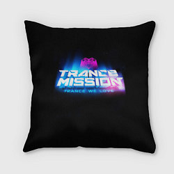 Подушка квадратная Trancemission: Trance we love