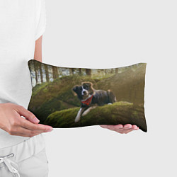 Подушка-антистресс Собачка на траве, цвет: 3D-принт — фото 2
