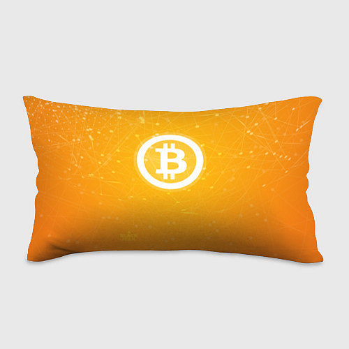 Подушка-антистресс Bitcoin Orange / 3D-принт – фото 1