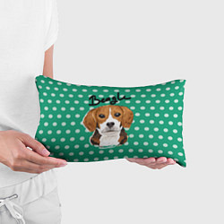 Подушка-антистресс Beagle Face, цвет: 3D-принт — фото 2