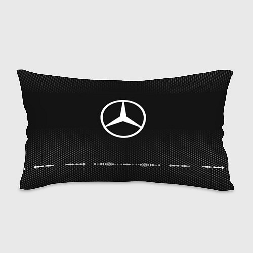 Подушка-антистресс Mercedes: Black Abstract / 3D-принт – фото 1