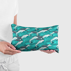 Подушка-антистресс Лазурные дельфины, цвет: 3D-принт — фото 2