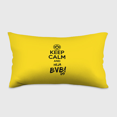 Подушка-антистресс Keep Calm & Heja BVB / 3D-принт – фото 1