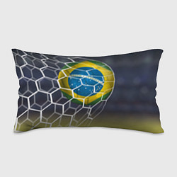 Подушка-антистресс Brazil Football, цвет: 3D-принт