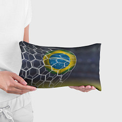 Подушка-антистресс Brazil Football, цвет: 3D-принт — фото 2