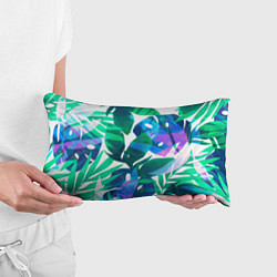 Подушка-антистресс Зеленые тропики, цвет: 3D-принт — фото 2