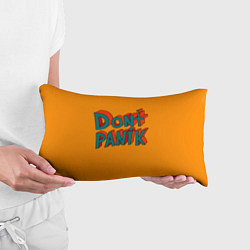 Подушка-антистресс Do not panic - 3D lettering, цвет: 3D-принт — фото 2