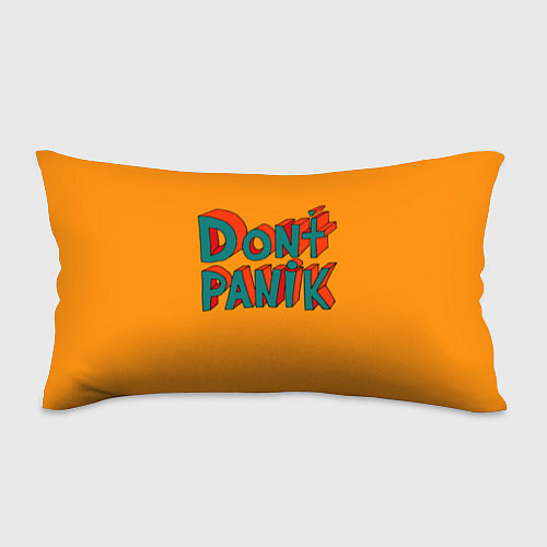 Подушка-антистресс Do not panic - 3D lettering / 3D-принт – фото 1