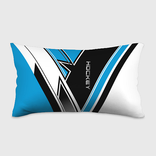 Подушка-антистресс Hockey black blue white / 3D-принт – фото 1