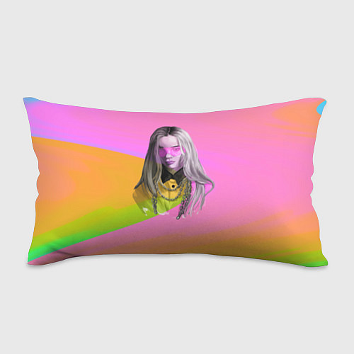 Подушка-антистресс Billie Eilish: Pink Fashion / 3D-принт – фото 1