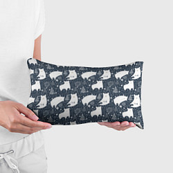 Подушка-антистресс Белые медведи, цвет: 3D-принт — фото 2