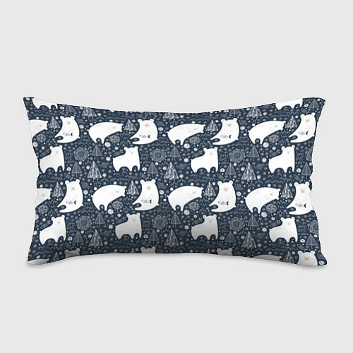 Подушка-антистресс Белые медведи / 3D-принт – фото 1