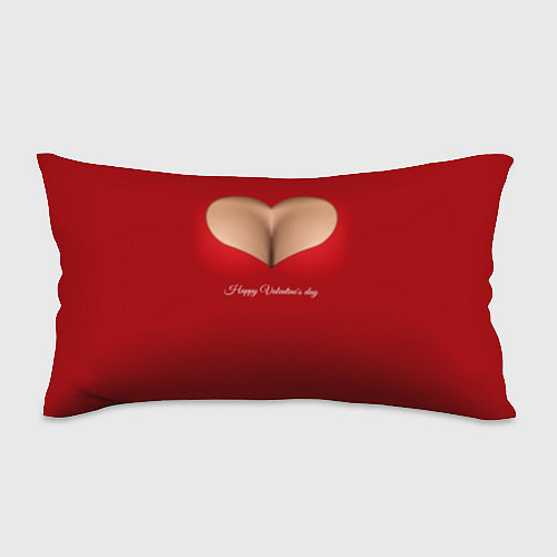 Подушка-антистресс Happy Valentines Day - декольте / 3D-принт – фото 1