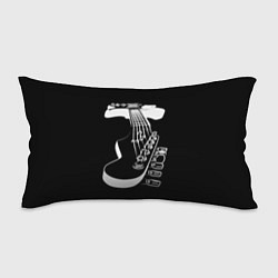Подушка-антистресс Гитара черно - белая