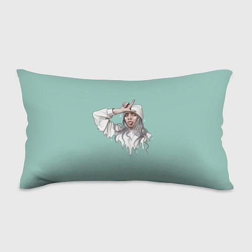 Подушка-антистресс Billie Eilish Mint Art / 3D-принт – фото 1