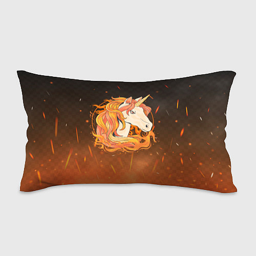 Подушка-антистресс Огненный единорог / 3D-принт – фото 1