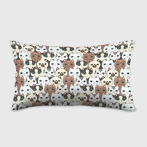 Подушка-антистресс Кошачьи моськи / 3D-принт – фото 1