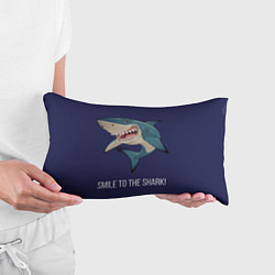 Подушка-антистресс Улыбнись акуле, цвет: 3D-принт — фото 2