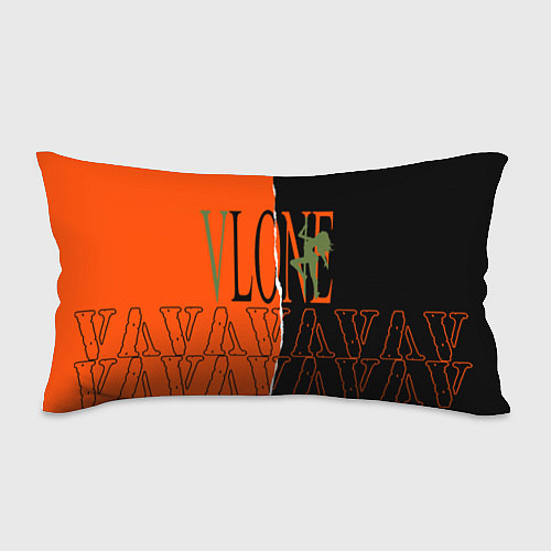 Подушка-антистресс V lone orange dark logo / 3D-принт – фото 1