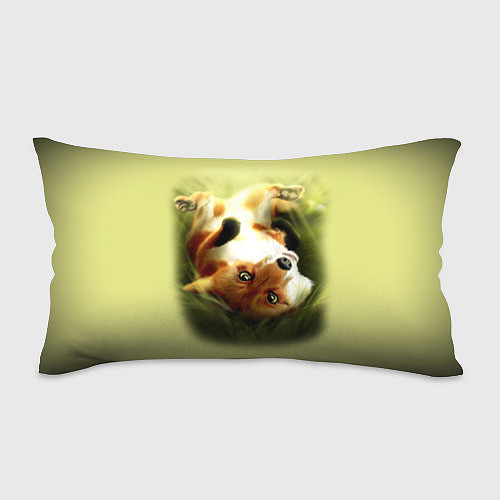 Подушка-антистресс Лиса на траве / 3D-принт – фото 1