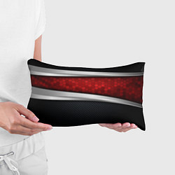 Подушка-антистресс 3D Красные соты металлические, цвет: 3D-принт — фото 2