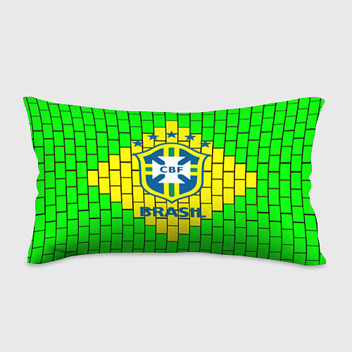 Подушка-антистресс Сборная Бразилии / 3D-принт – фото 1