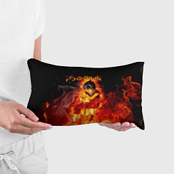 Подушка-антистресс Юно в огне Чёрный клевер, цвет: 3D-принт — фото 2
