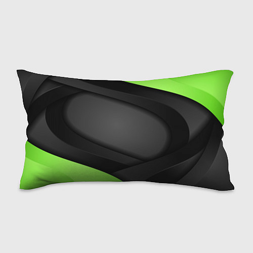 Подушка-антистресс Green Black / 3D-принт – фото 1