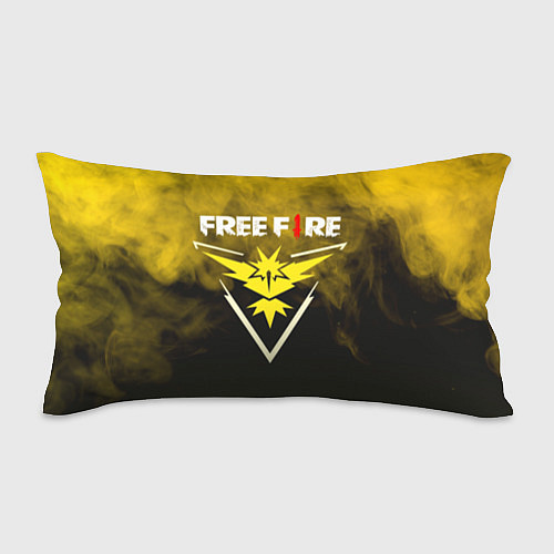 Подушка-антистресс FREEFIRE YELLOW SMOKE Z / 3D-принт – фото 1