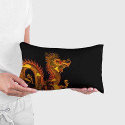 Подушка-антистресс Золотой китайский дракон, цвет: 3D-принт — фото 2