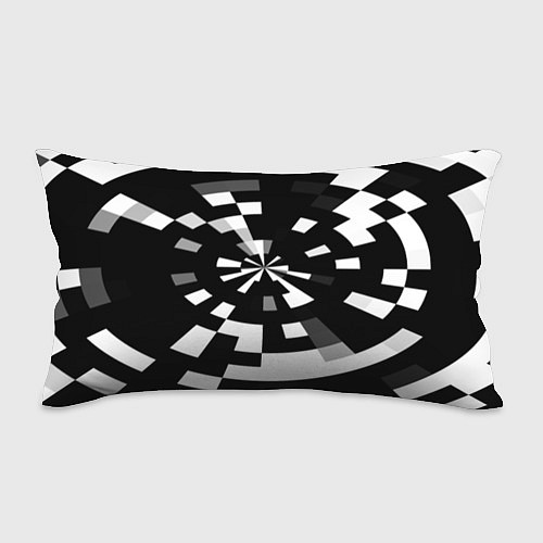 Подушка-антистресс Черно-белый фон иллюзии / 3D-принт – фото 1