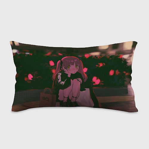 Подушка-антистресс Аниме девушка / 3D-принт – фото 1