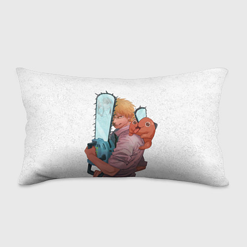 Подушка-антистресс Дэндзи, Почита и бензопила / 3D-принт – фото 1