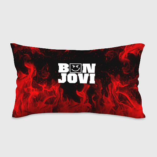 Подушка-антистресс BON JOVI HAVE A NICE DAY FIRE ОГОНЬ / 3D-принт – фото 1