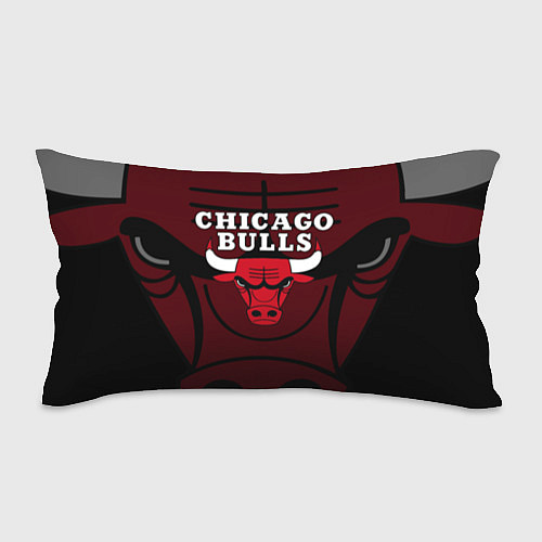 Подушка-антистресс CHICAGO BULLS ЧИКАГО БУЛЛС НА ФОНЕ / 3D-принт – фото 1