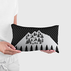 Подушка-антистресс Северные Олени в Горах, цвет: 3D-принт — фото 2