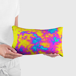 Подушка-антистресс Яркая абстракция космических красок, цвет: 3D-принт — фото 2
