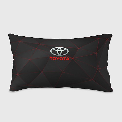 Подушка-антистресс Toyota Тонкие линии неона / 3D-принт – фото 1