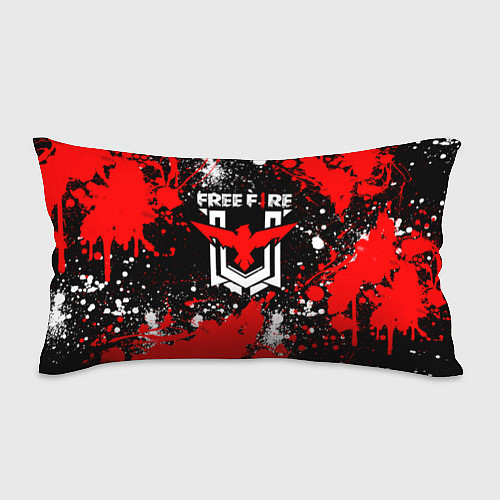 Подушка-антистресс Free Fire: Брызги и капли красок / 3D-принт – фото 1