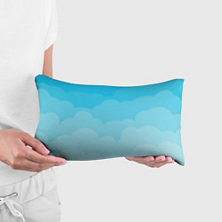 Подушка-антистресс Голубые облака, цвет: 3D-принт — фото 2