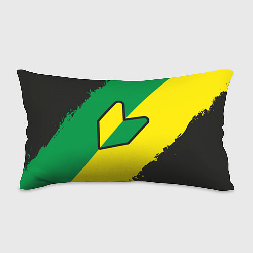 Подушка-антистресс JDM GREEN YELLOW LOGO / 3D-принт – фото 1